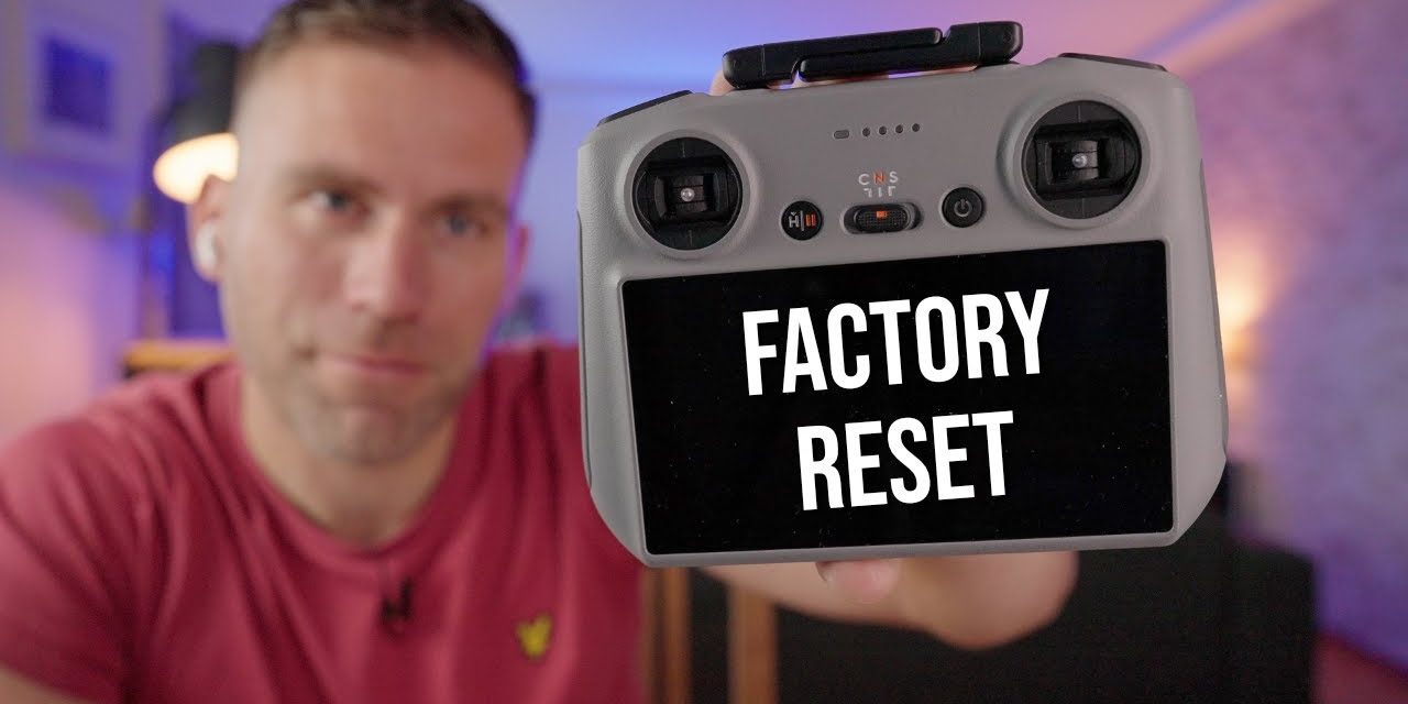 How to Factory Reset your DJI Remote